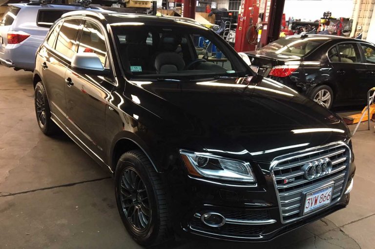 Audi after collision repair